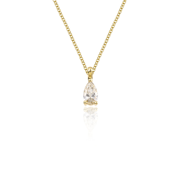 Pear Diamond Necklace - PreOrder
