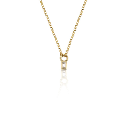 Baguette Diamond Necklace