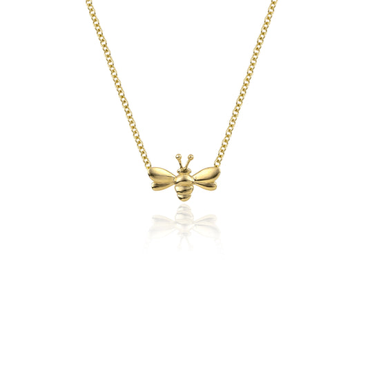 Gold Bee Necklace