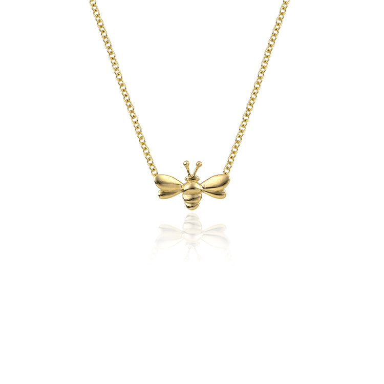 Gold Bee Necklace