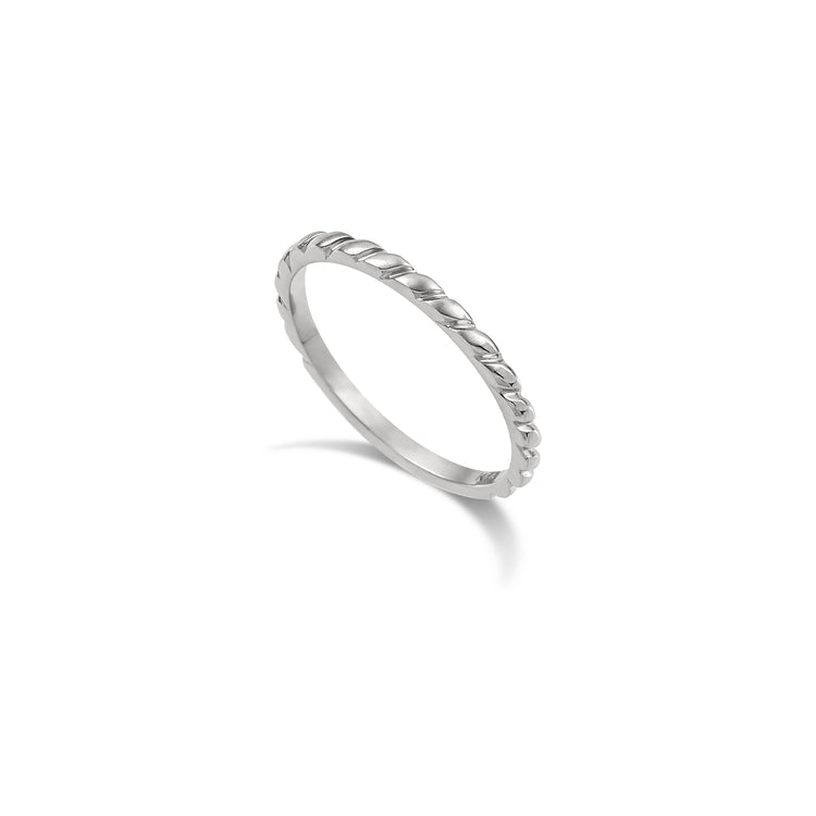 Twisted Rope Stack Ring